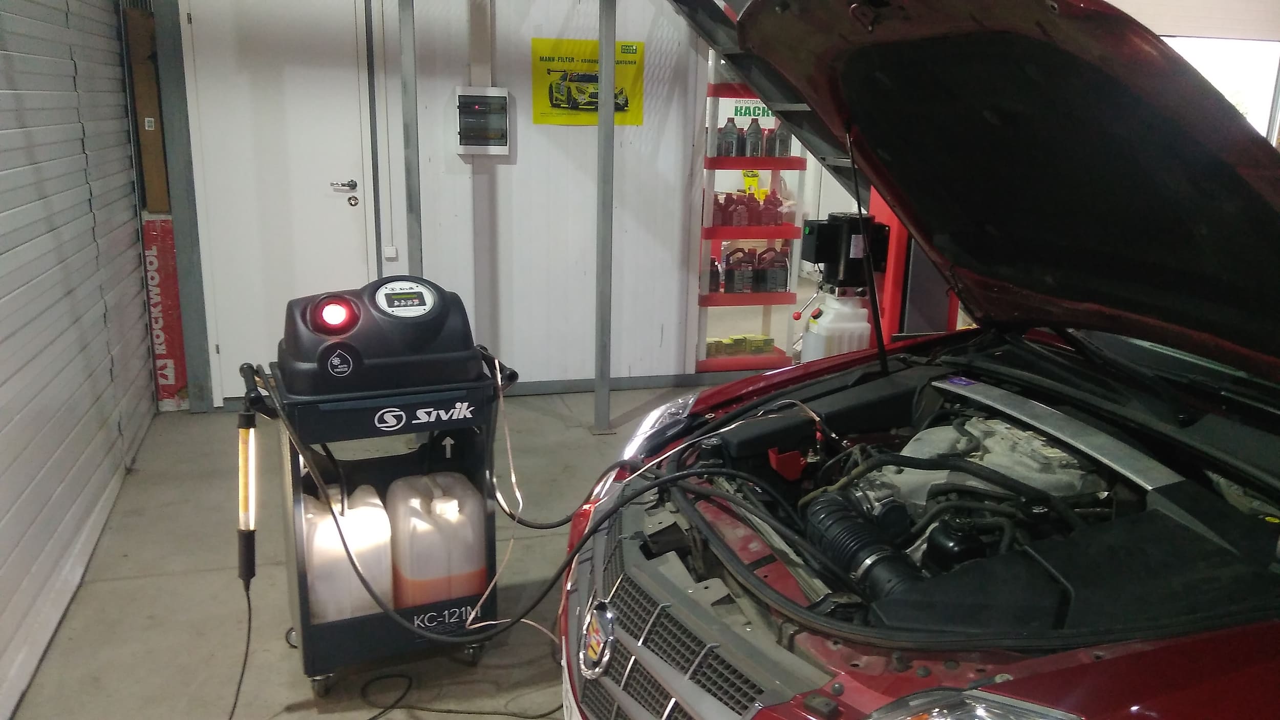 Замена антифриза