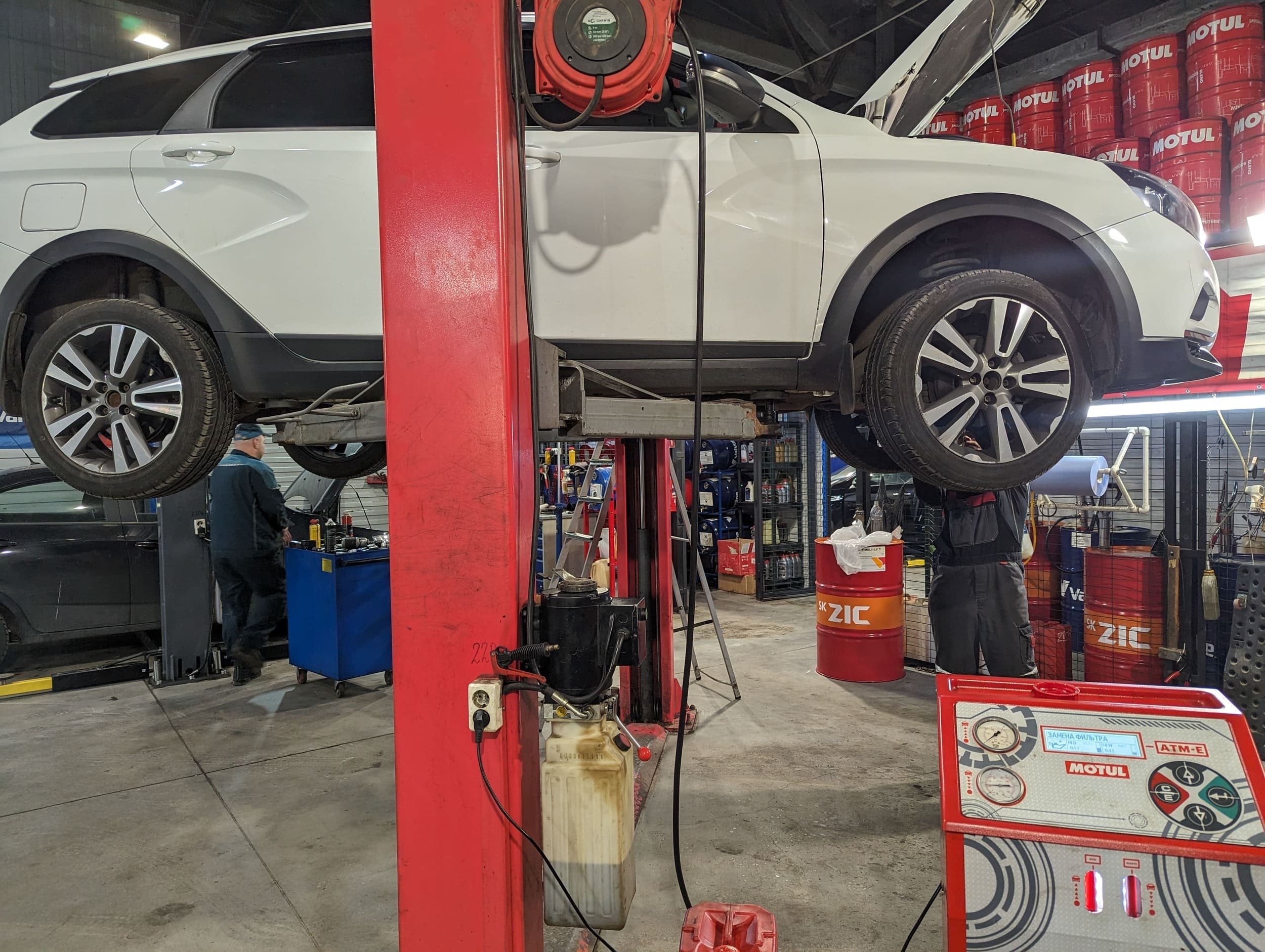 Замена масла в АКПП