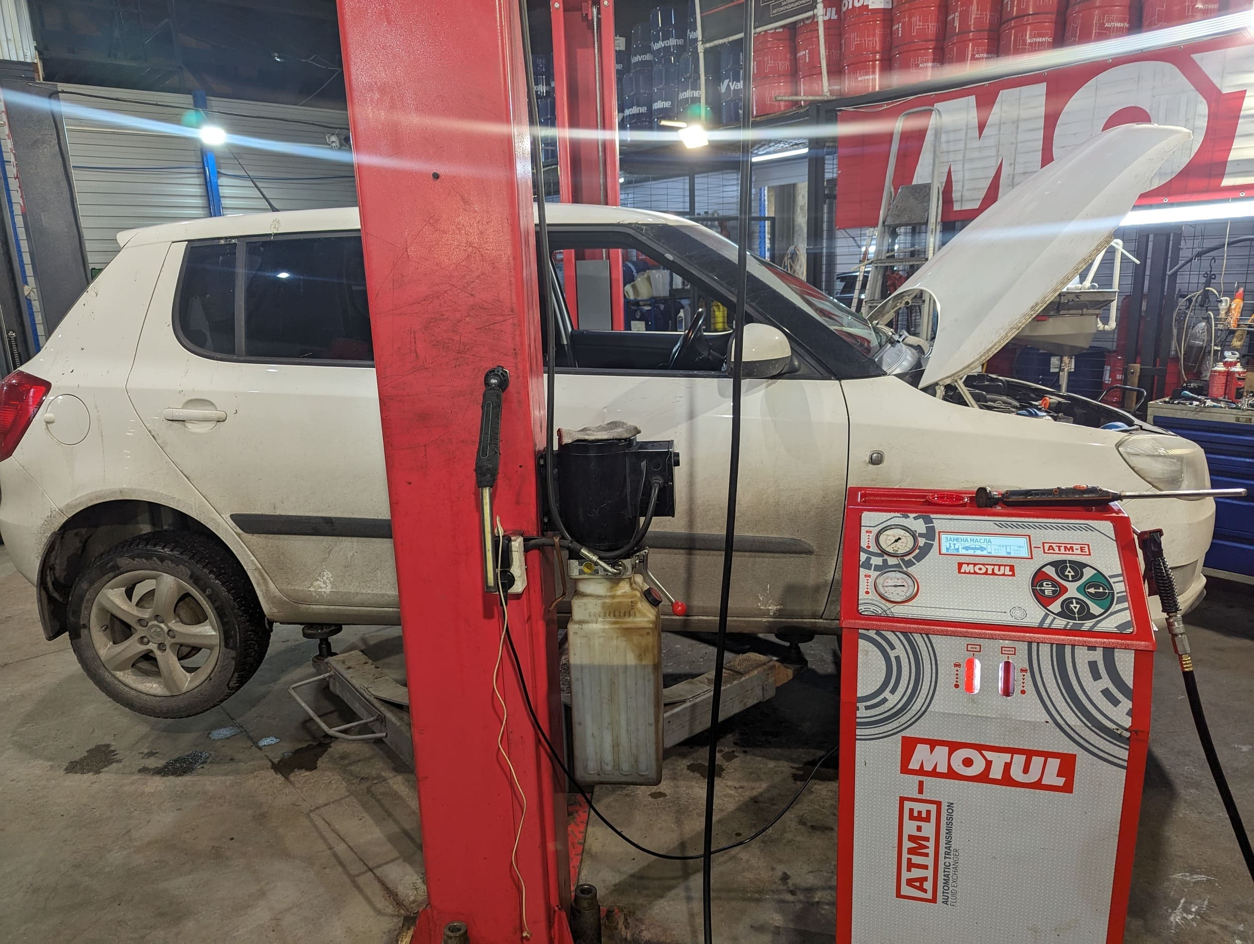 Замена масла в АКПП