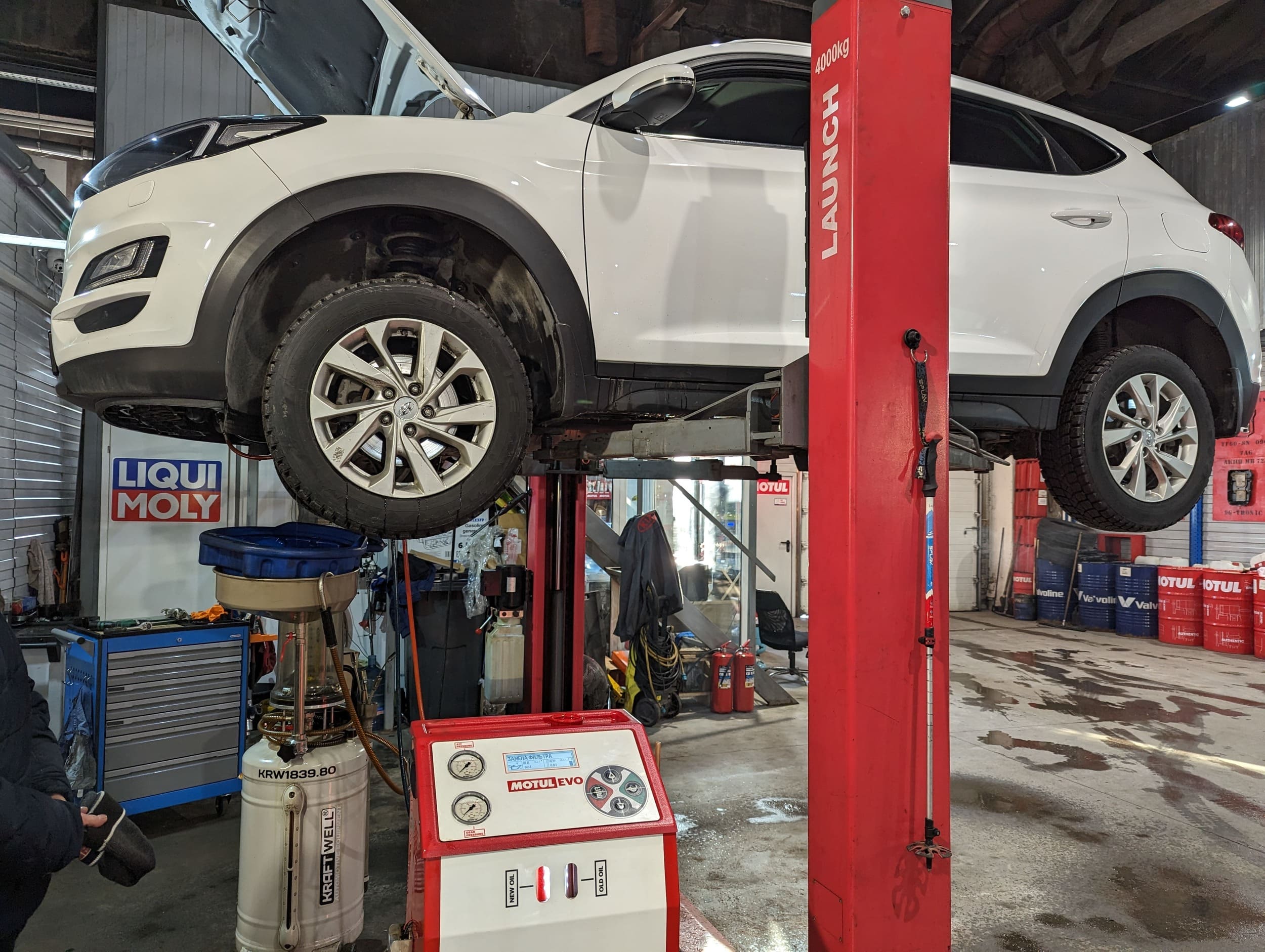 Замена масла в АКПП