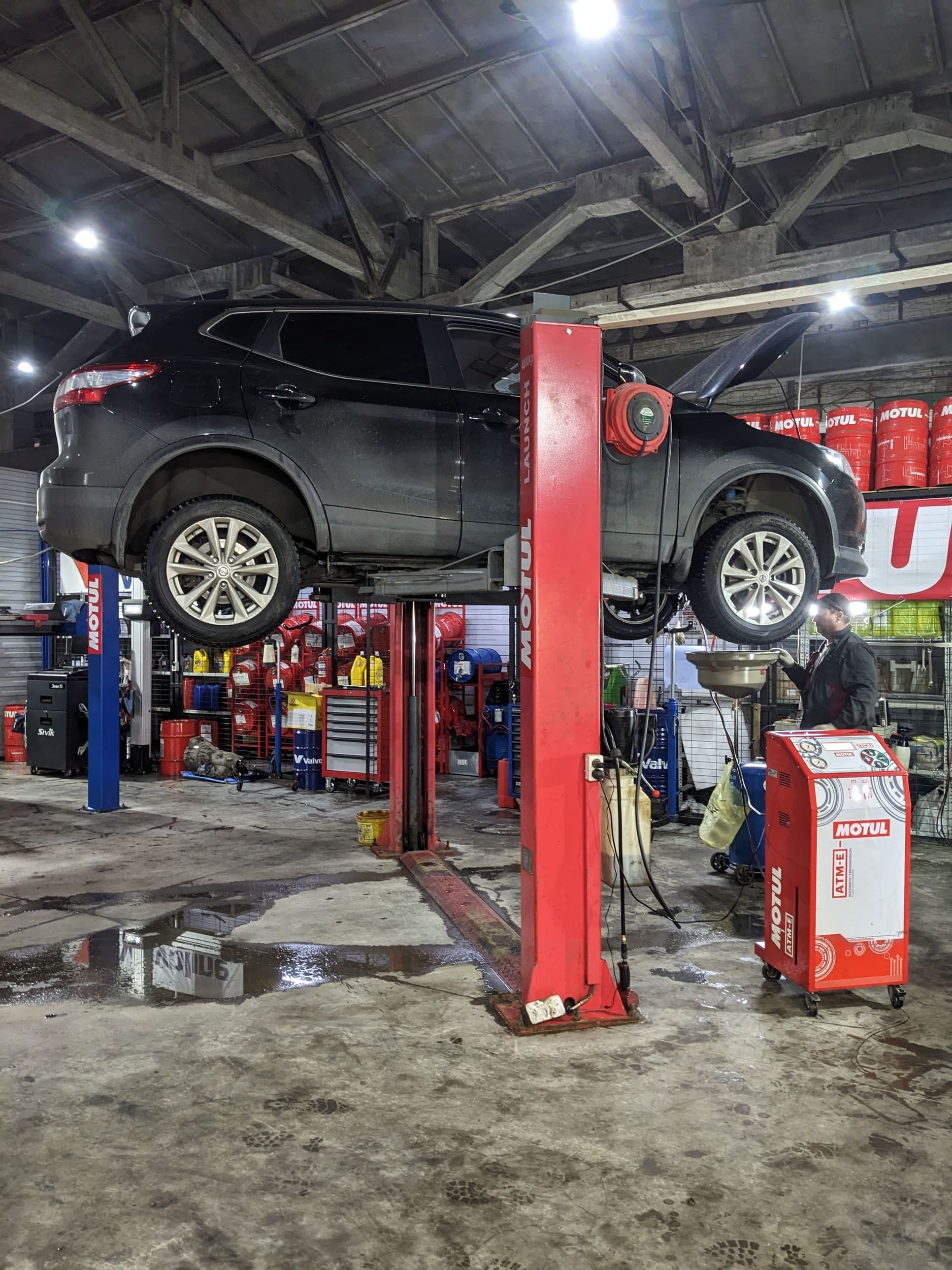 Замена масла в АКПП