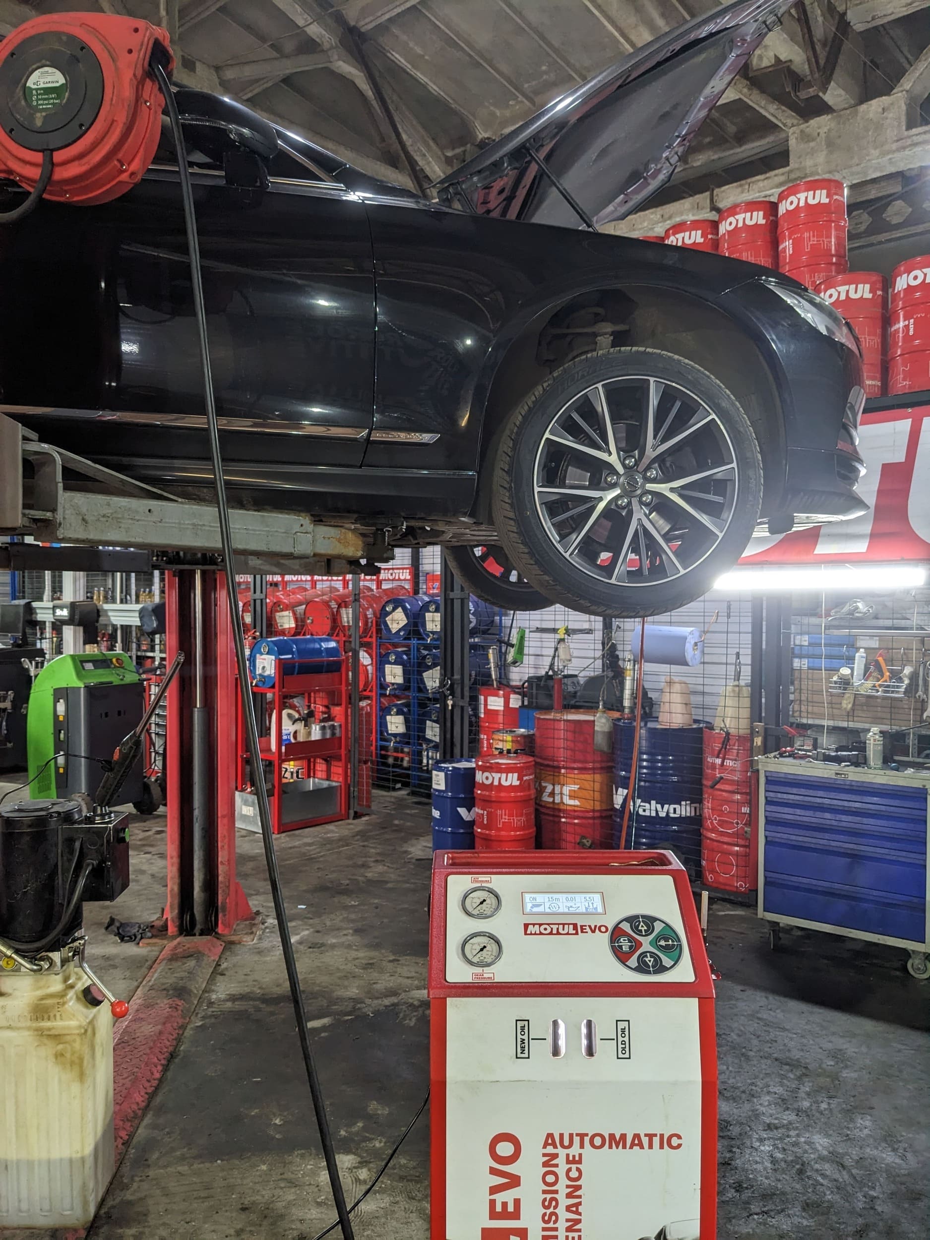 Замена масла в АКПП