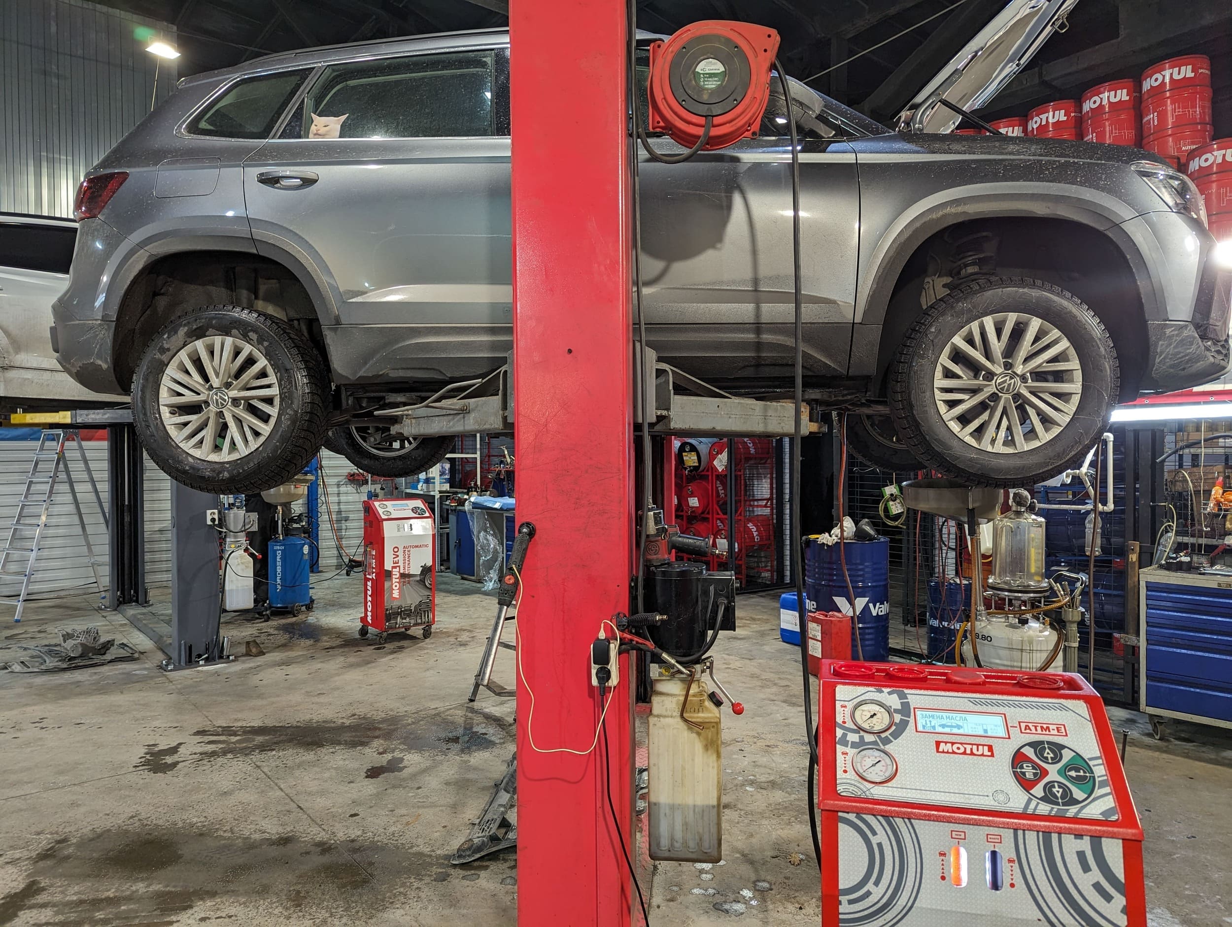 Замена масла в раздатке