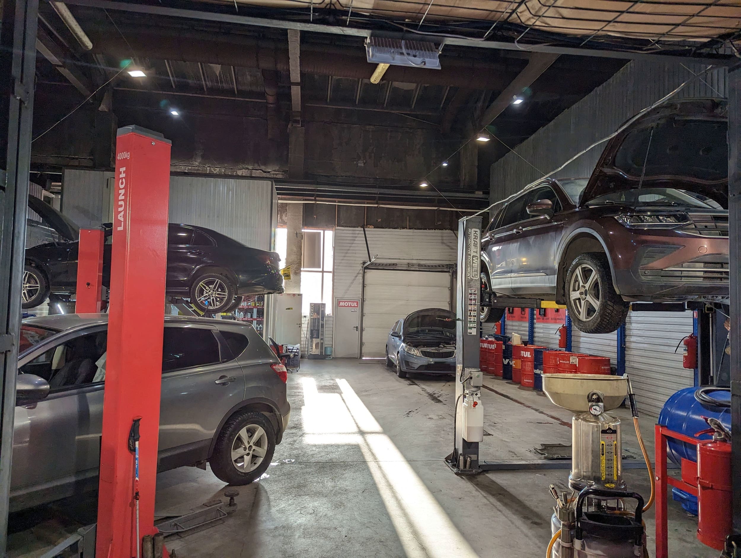 Замена масла в редукторах