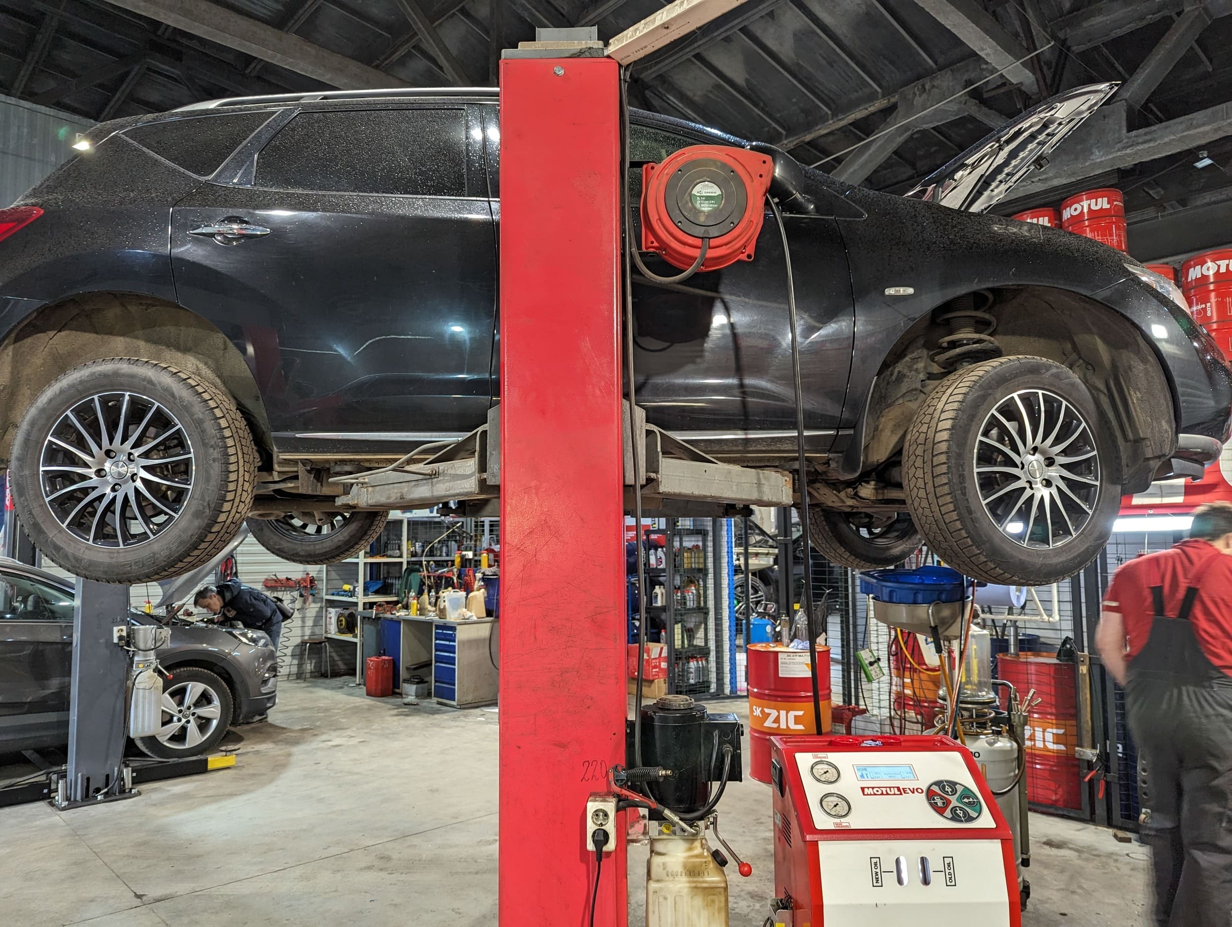 Замена масла в мостах