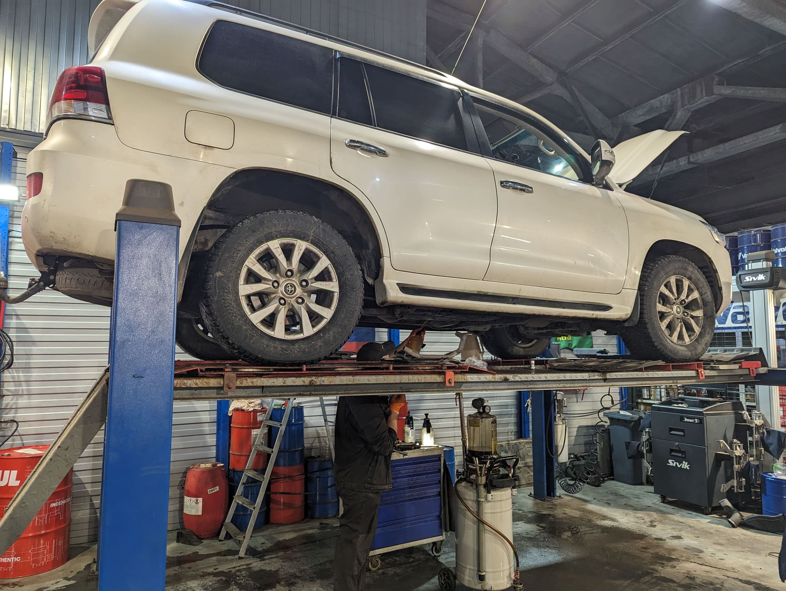 Замена масла в раздатке