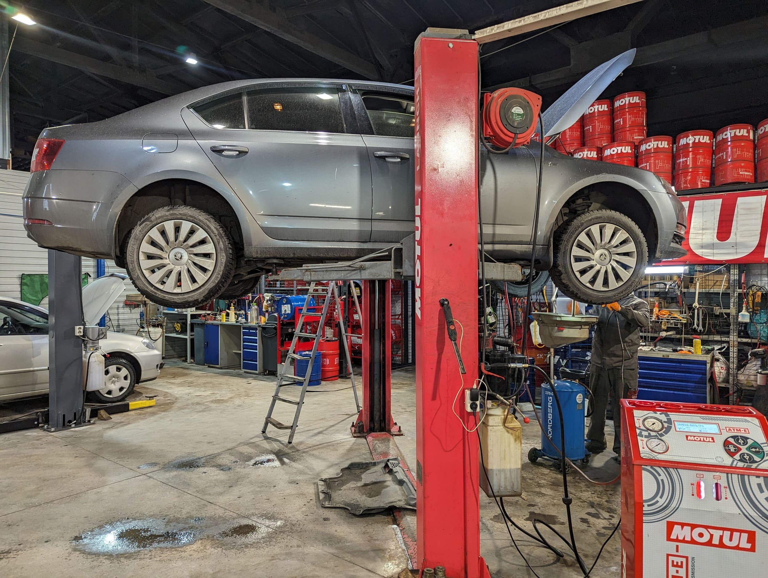 Замена антифриза