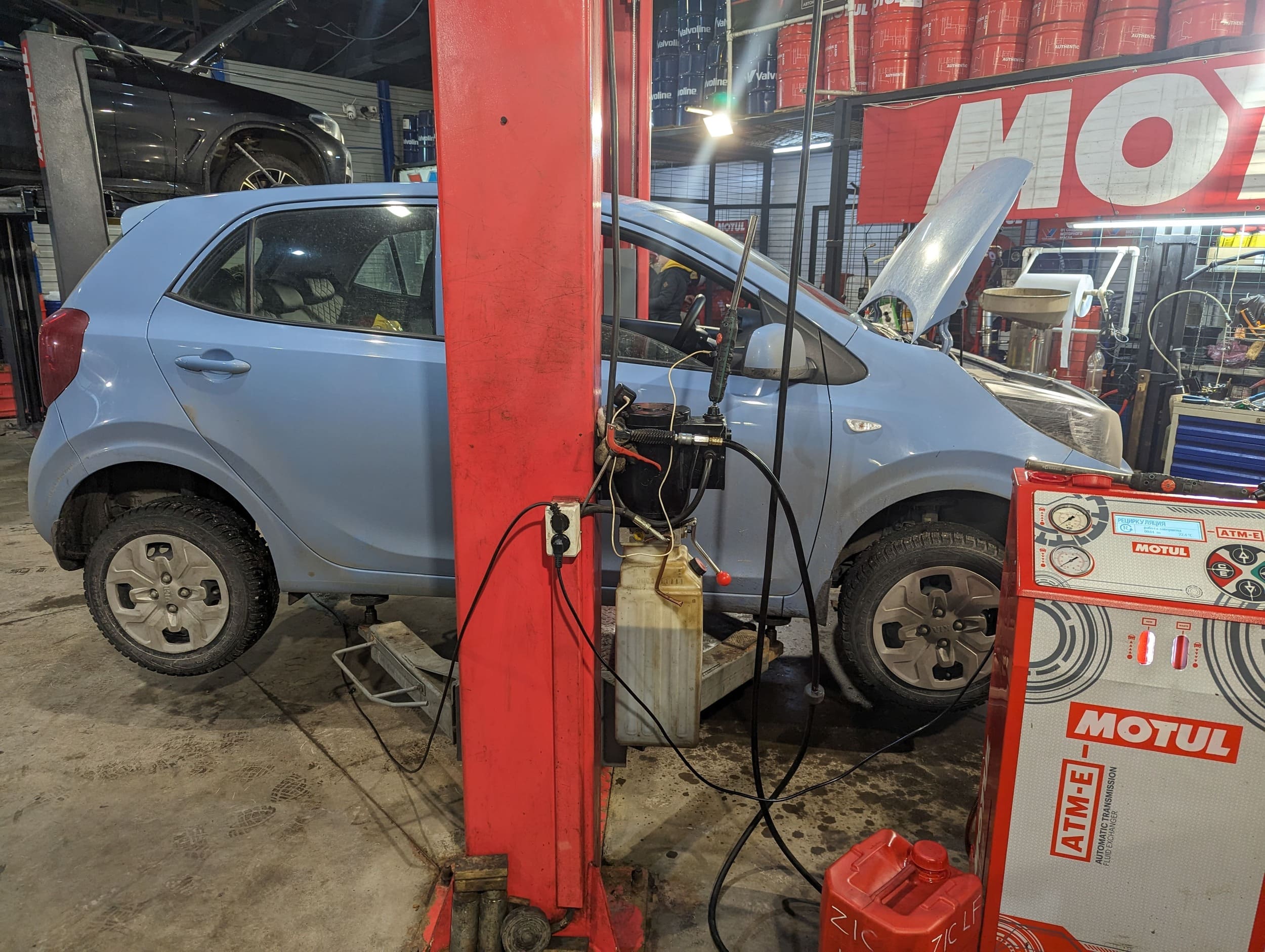 Замена масла в мостах