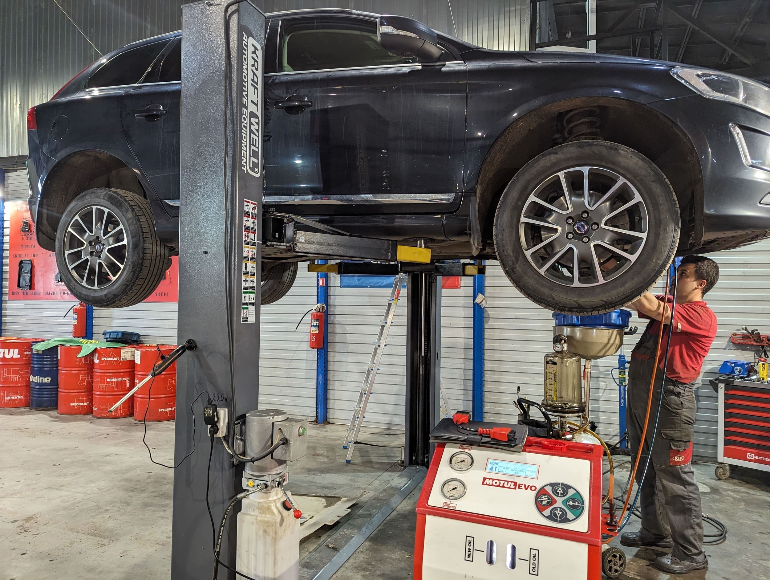 Замена масла в DSG/Powershift