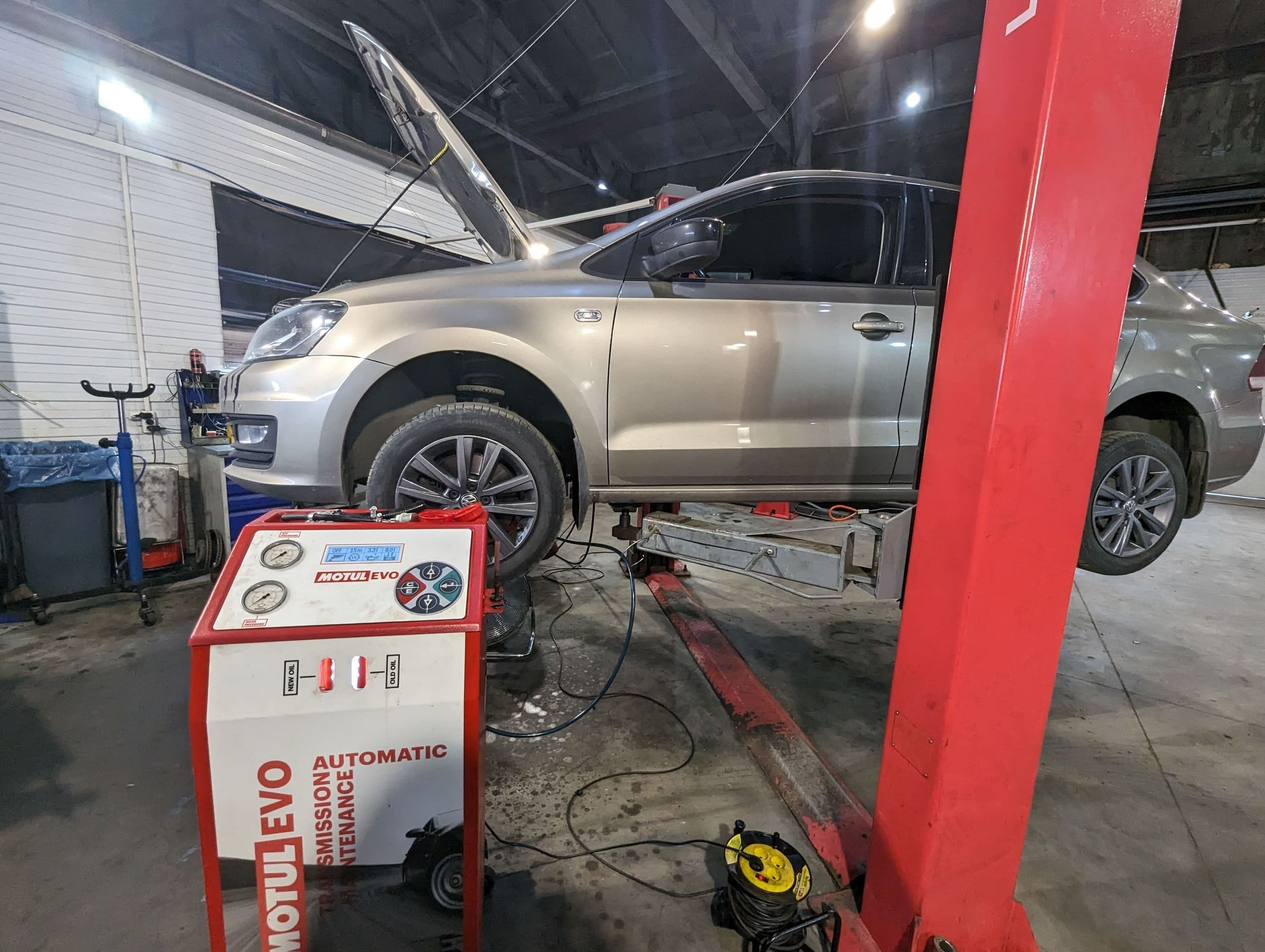 Замена масла в мостах