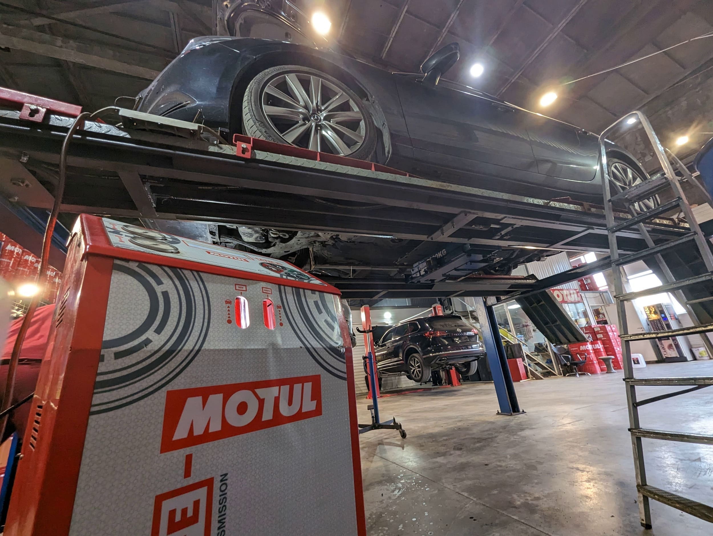 Замена масла в мостах