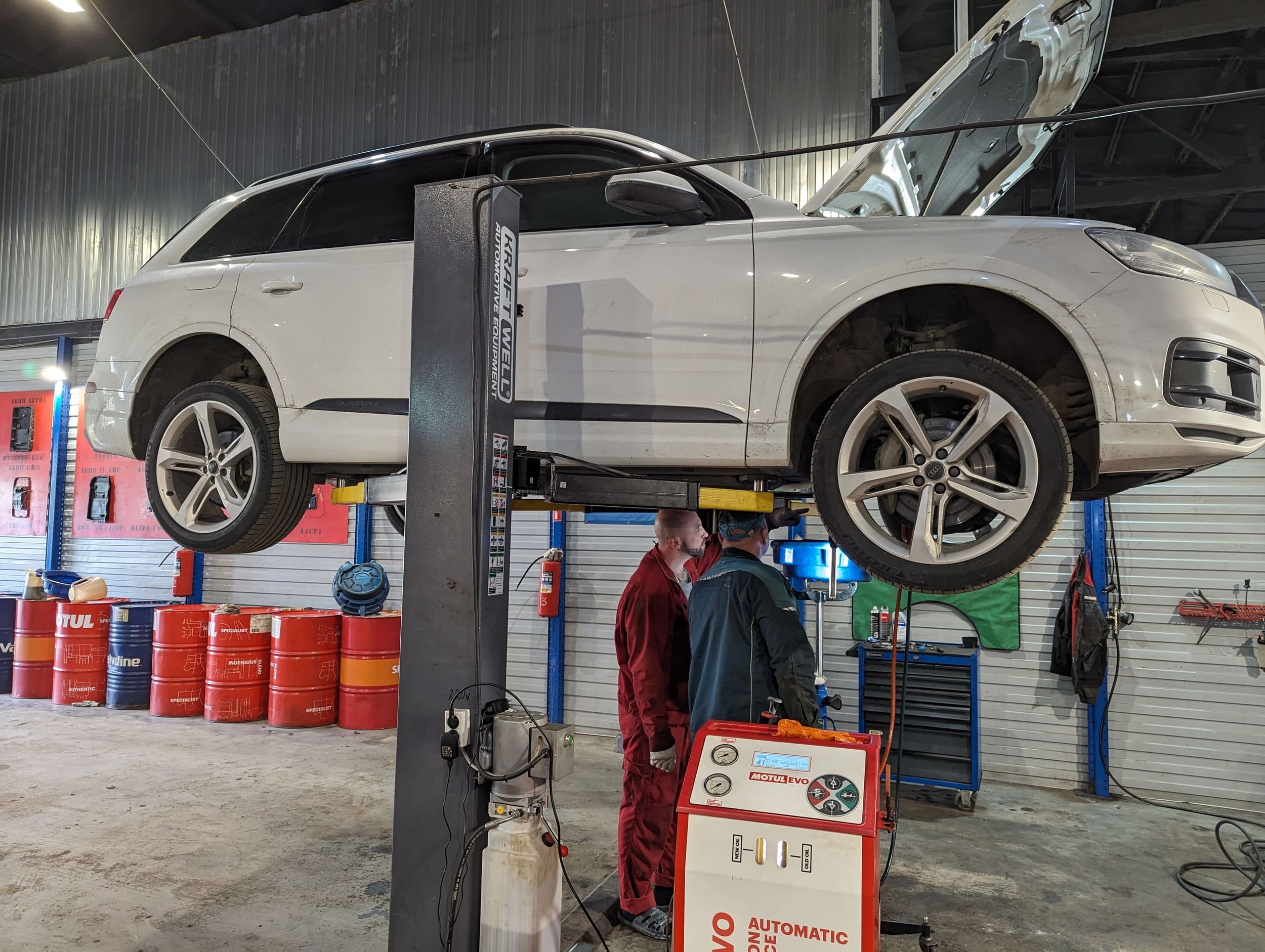 Замена масла в вариаторе