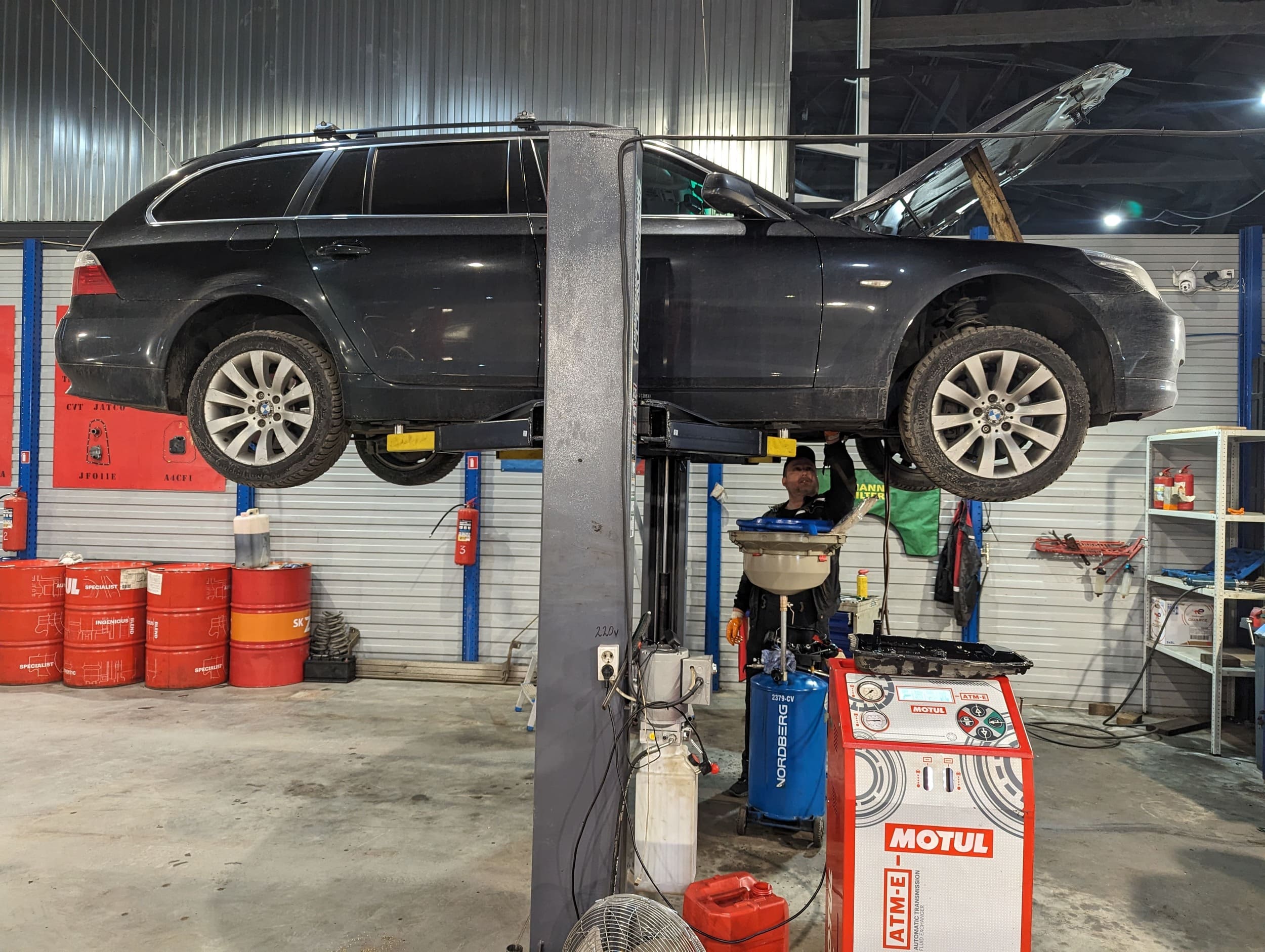 Замена масла в редукторах