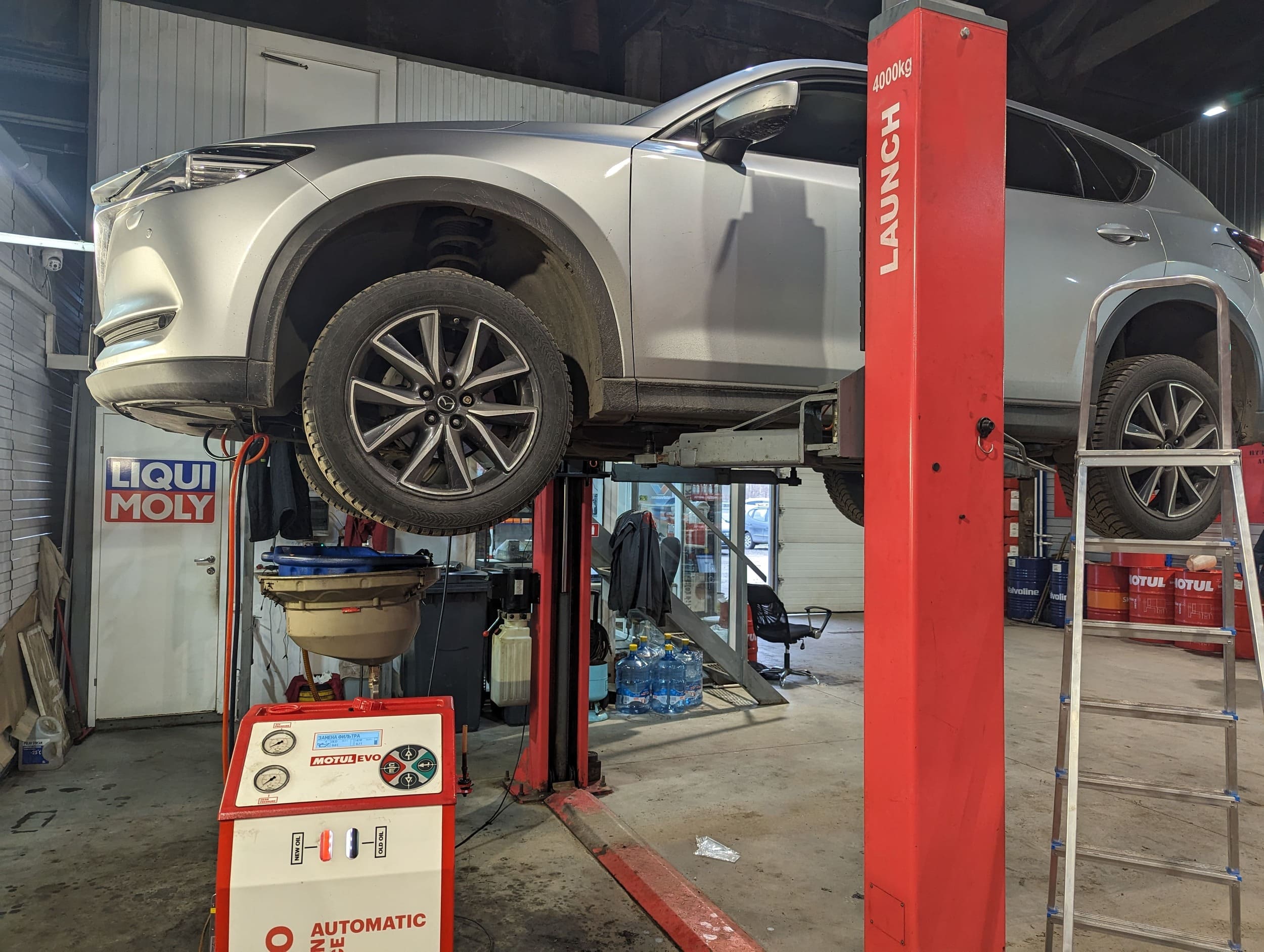 Замена масла в мостах