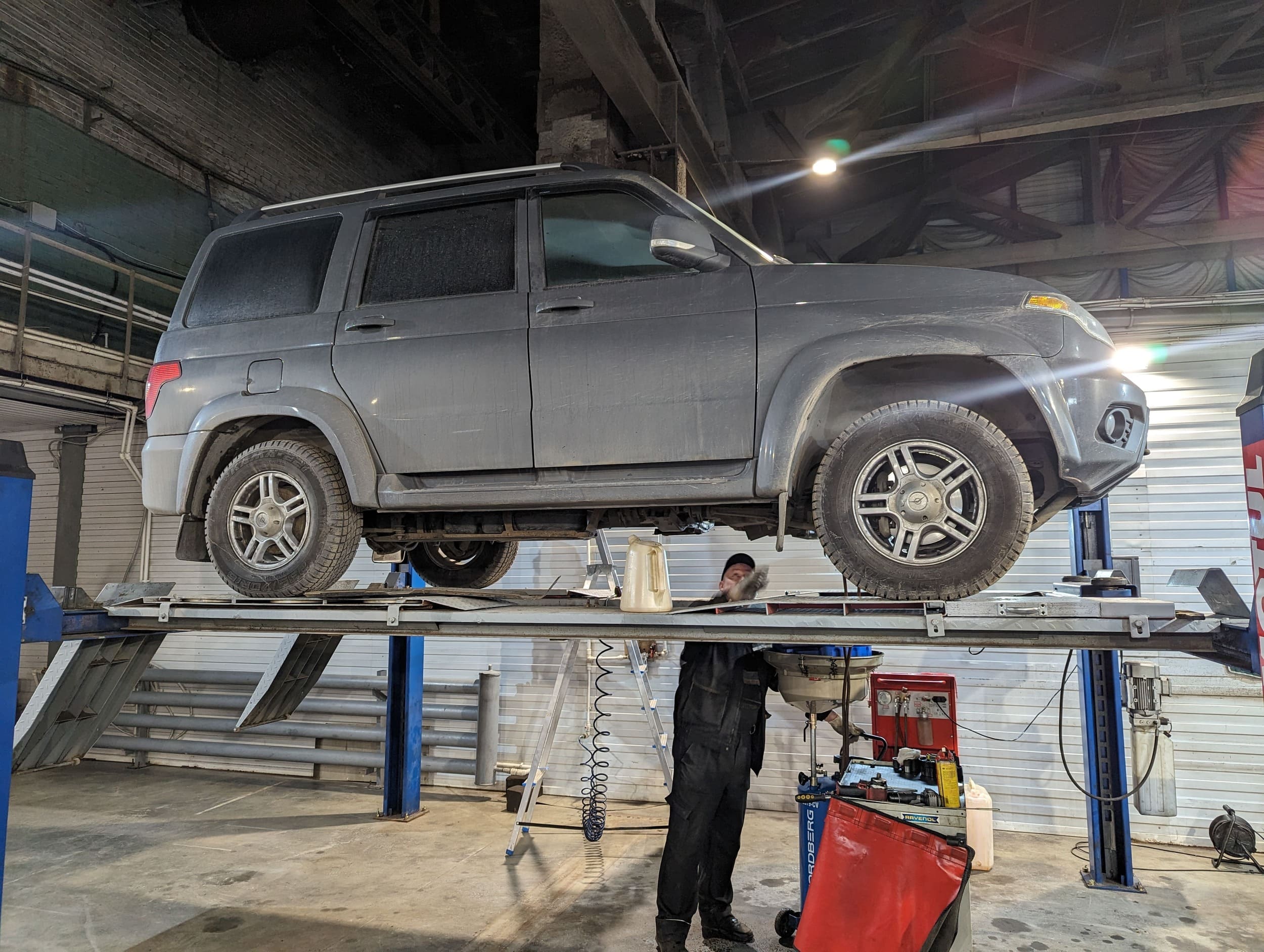 Замена масла в двигателе