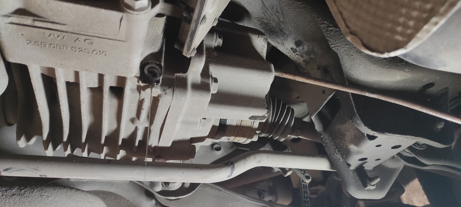 Замена масла в раздатке