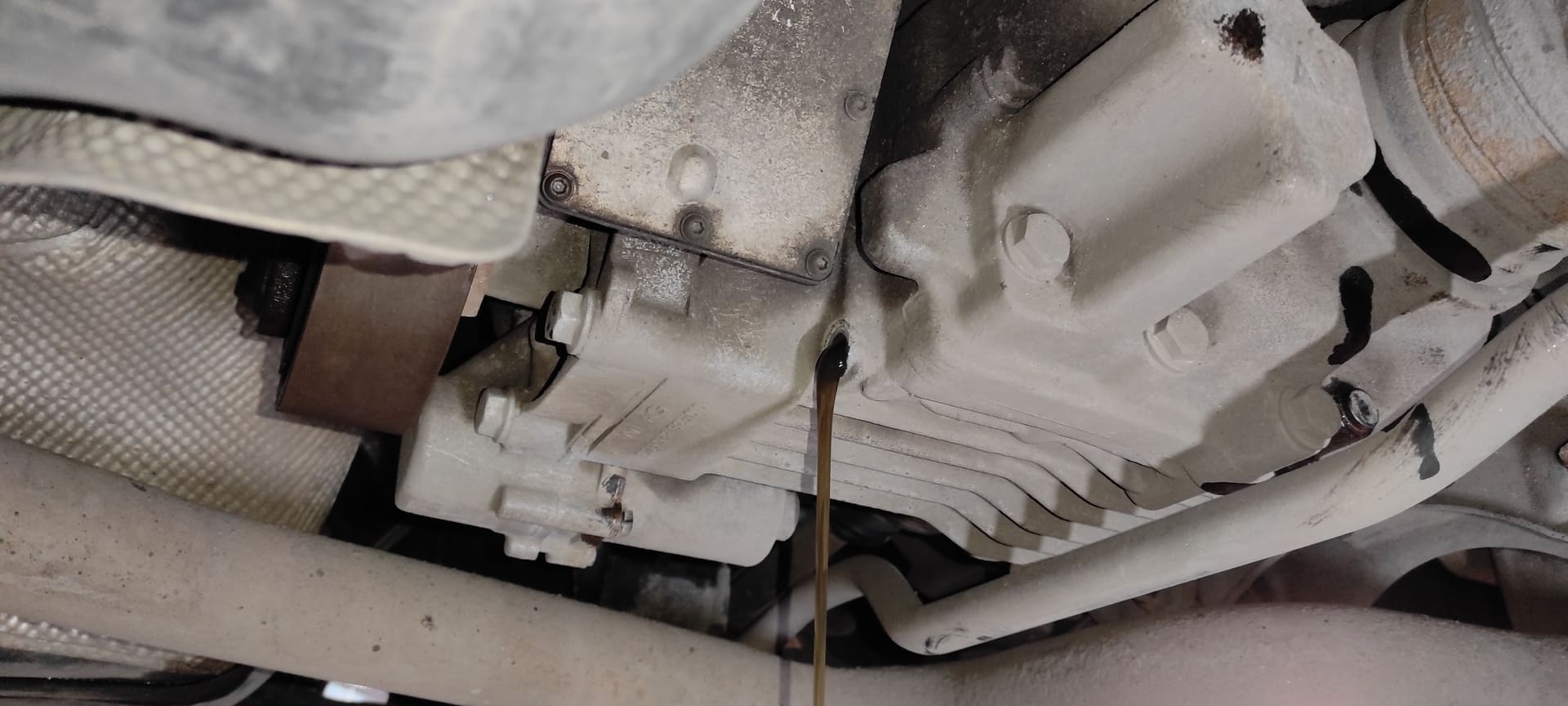 Замена масла в раздатке