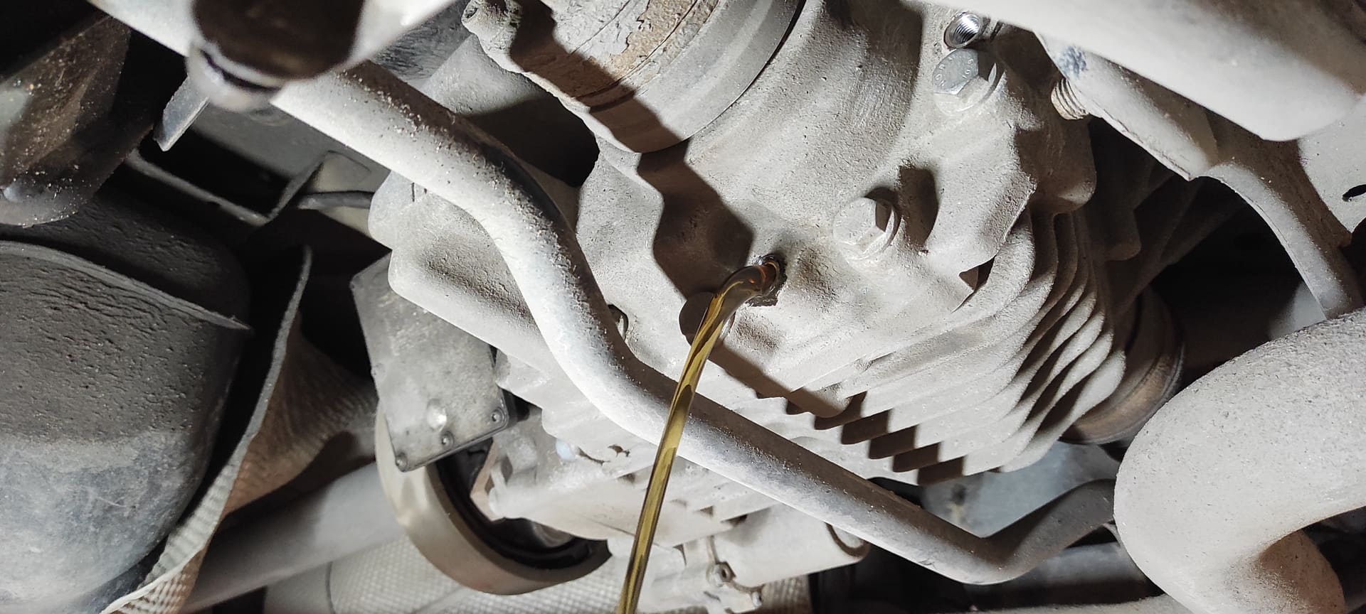 Замена масла в раздатке