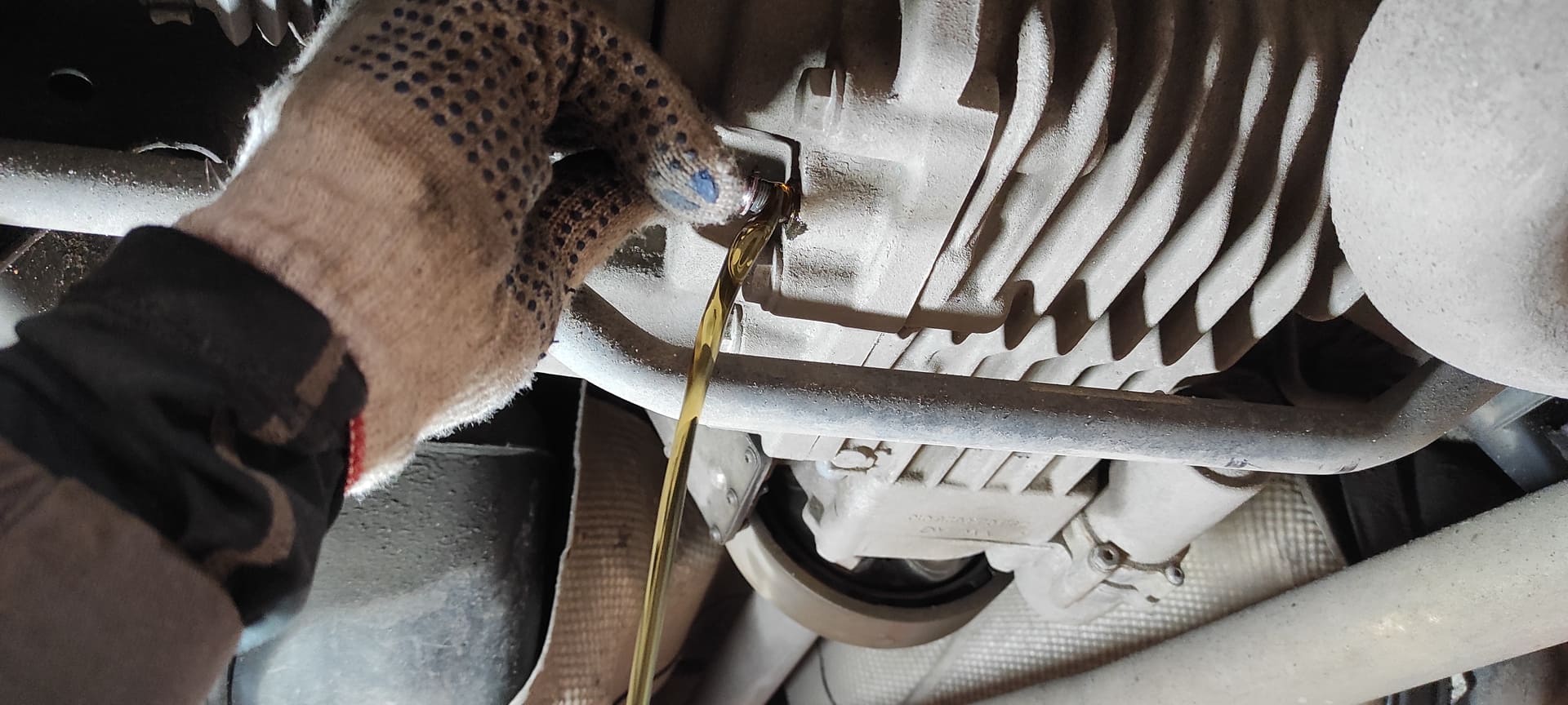 Замена масла в раздатке