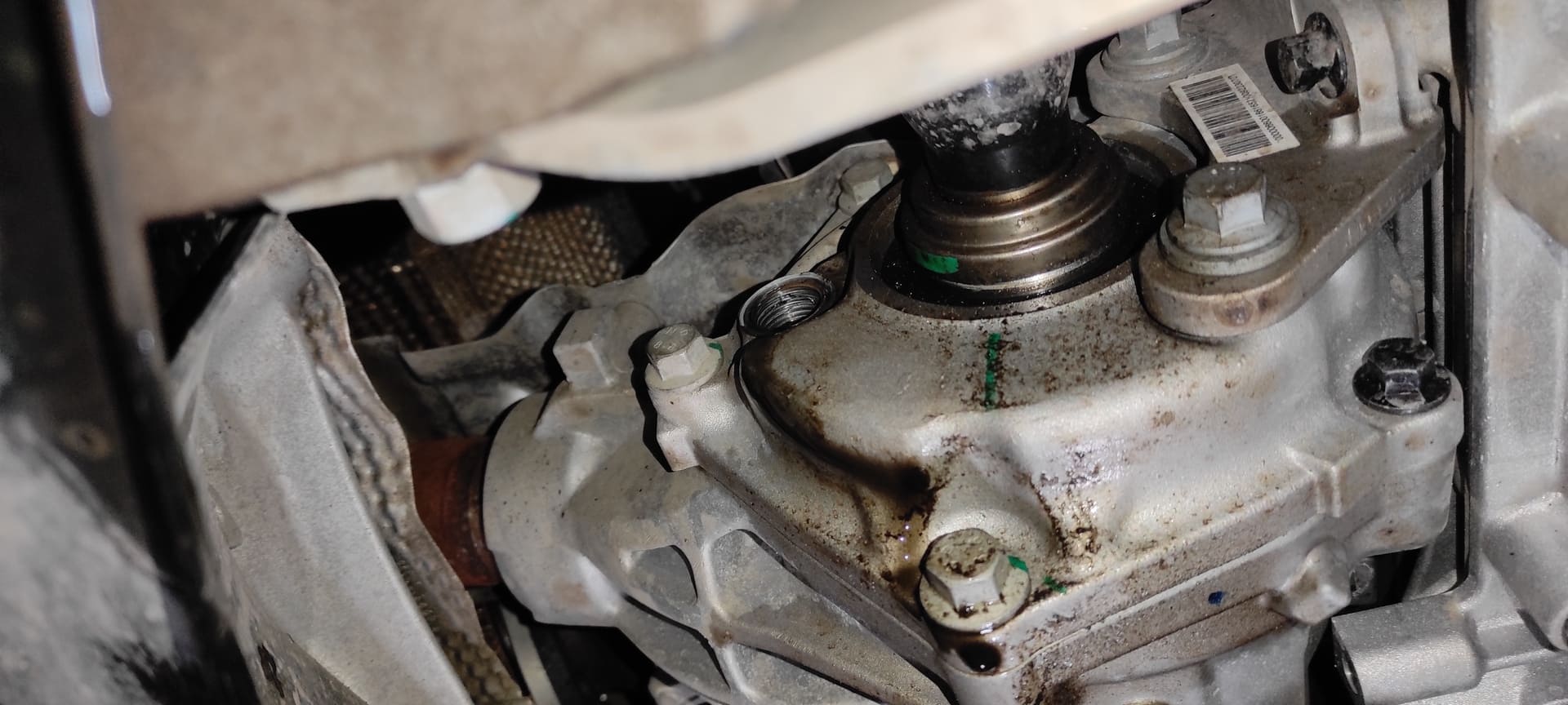 Замена масла в раздатке