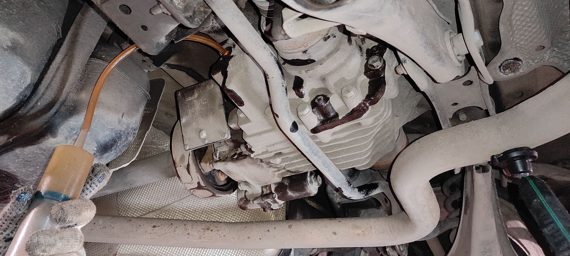 Замена масла в раздатке