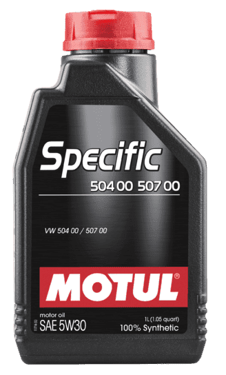 Motul  SPECIFIC 504 00 507 00 5W-30. Замена масла в легковых автомобилях. СТО MOTUL Сервис, СПб, Ванеева 10. Пн - Пт, 09.00 - 21.00
