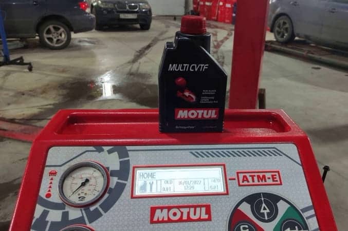 В данном случае наша рекомендация и выбор клиента – масло для вариаторов Motul Multi CVTF. Оно лучше всего подходит для высоконагруженной трансмиссии, поэтому максимально её защищает.