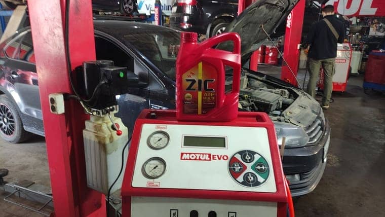 Техобслуживание: VW Polo Sedan. Пол­ная аппа­рат­ная заме­на мас­ла в АКПП 09G, Aisin TF60-SN