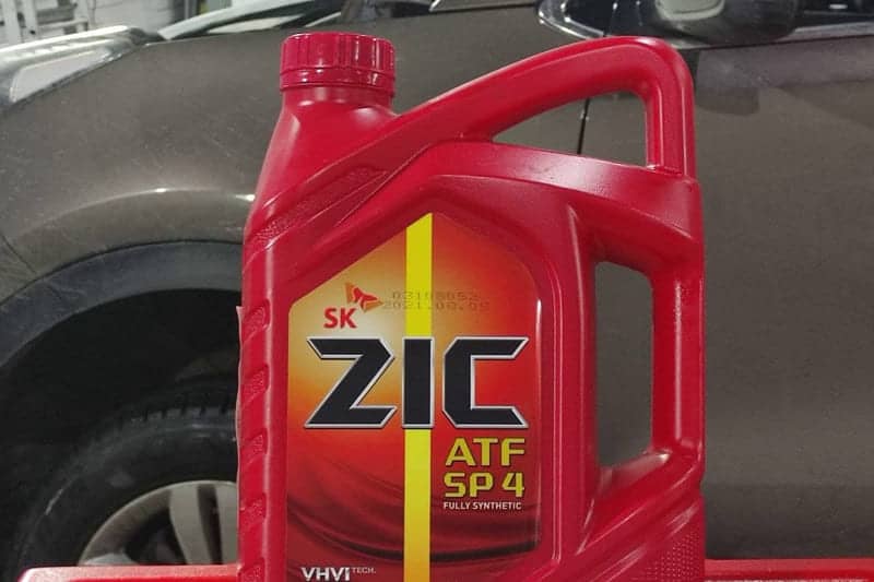 Масло для АКПП Zic ATF SP 4. Полностью подходит для данной АКПП
