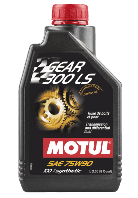 В качестве замены будем использовать масла для таких дифференциалов Motul 300 LS 75W90. Оно зелёного цвета. 1 банка на 1 литр.