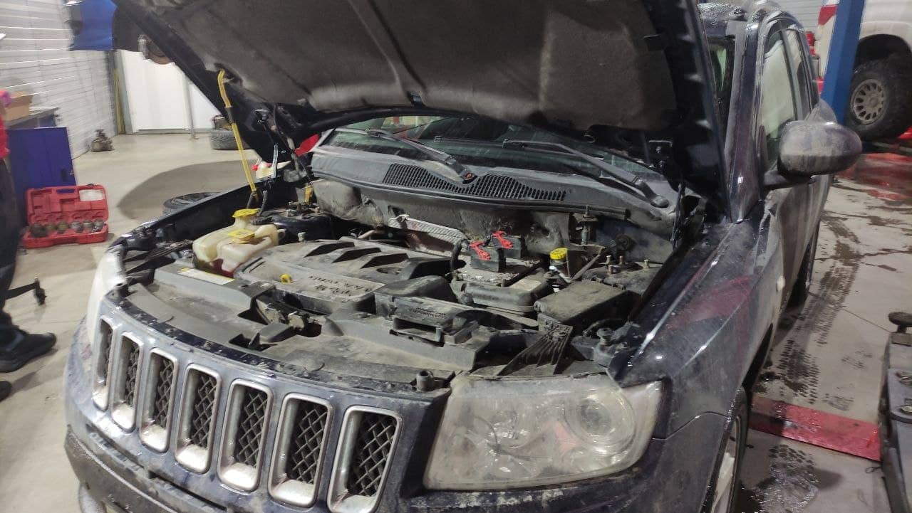 Техобслуживание: Jeep Compass. Полная аппаратная замена масла в вариаторе Jatco JF011E и редукторах